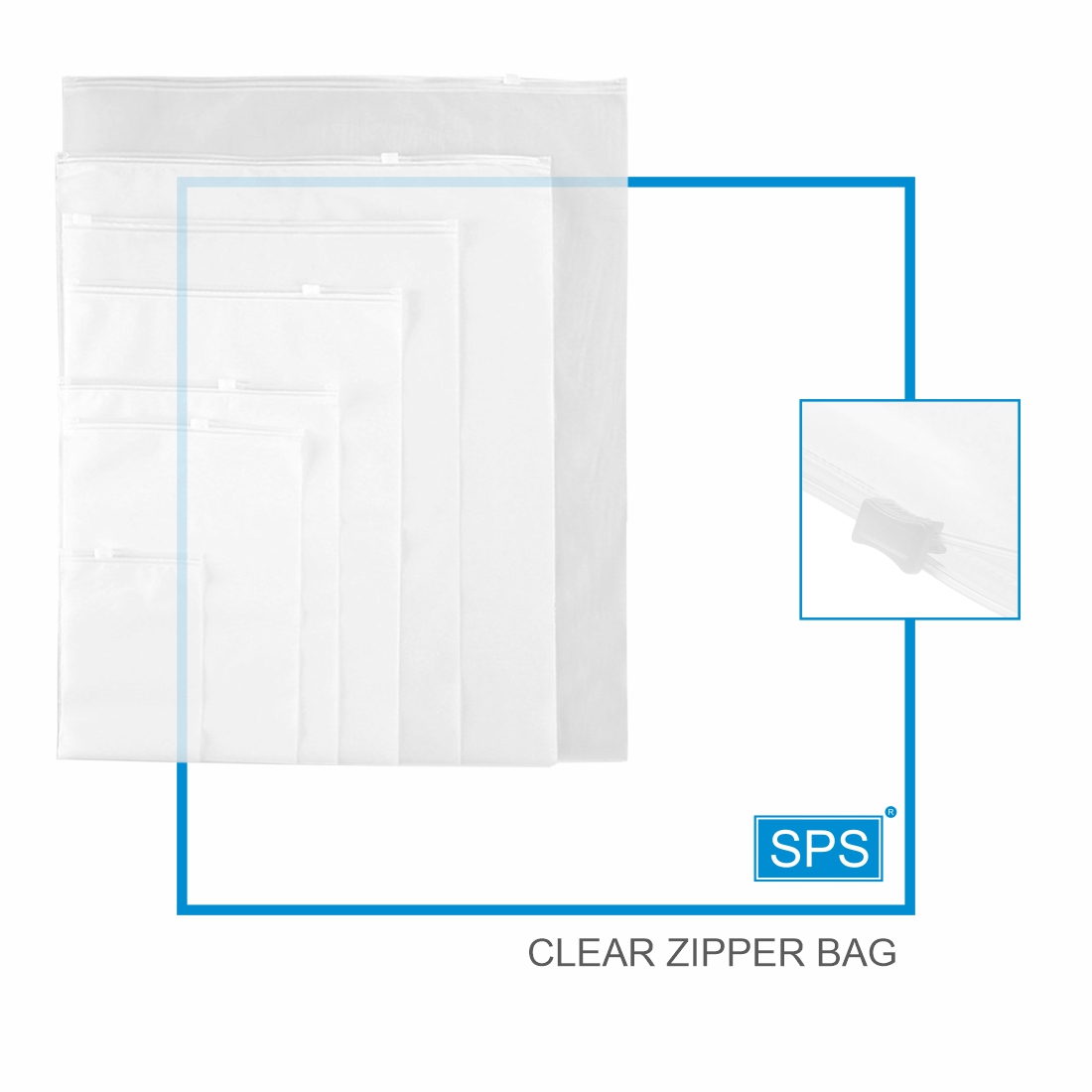 CLEAR ZIPPER BAG